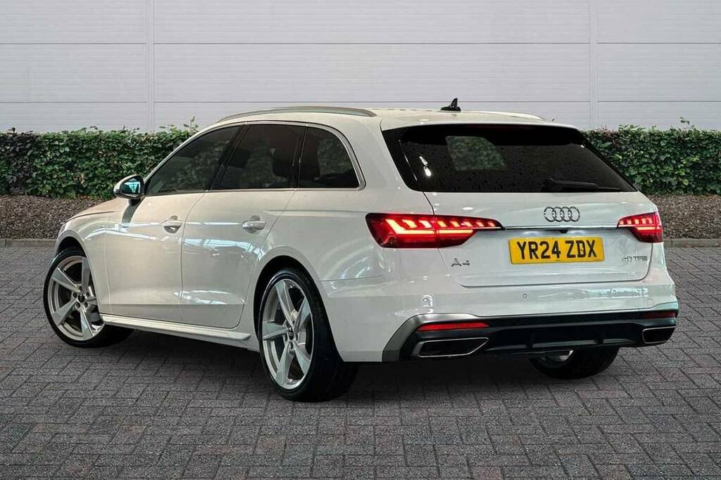 Audi A4 Avant 40 Tfsi 204 S Line S Tronic YR24ZDX White #3