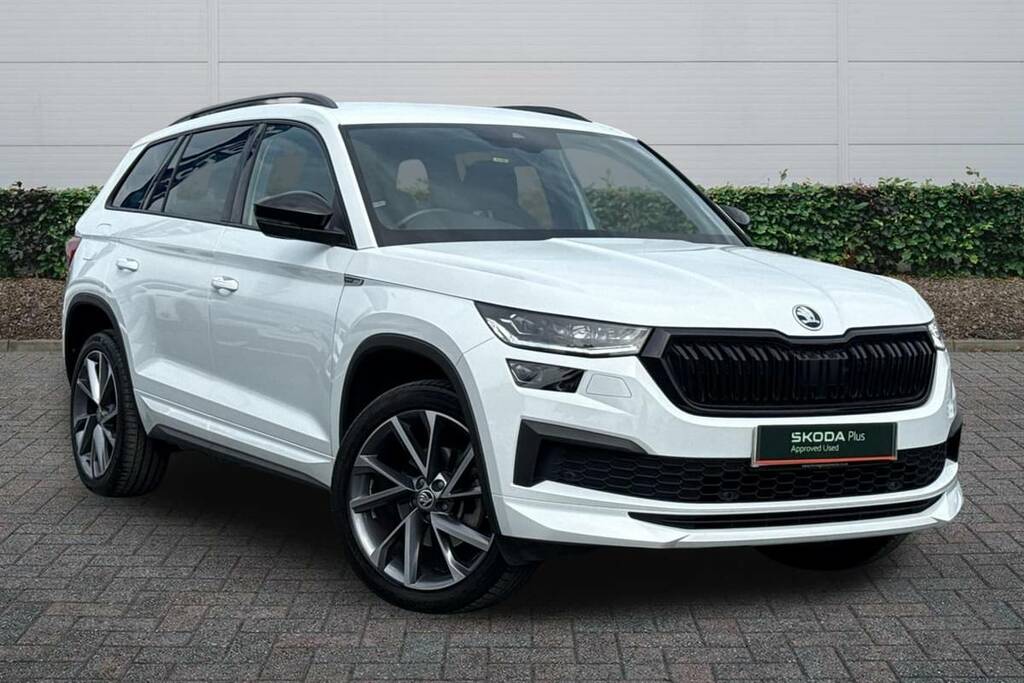 Skoda Kodiaq 1.5 Tsi Sport Line Dsg 7 Seat EU22JXF White