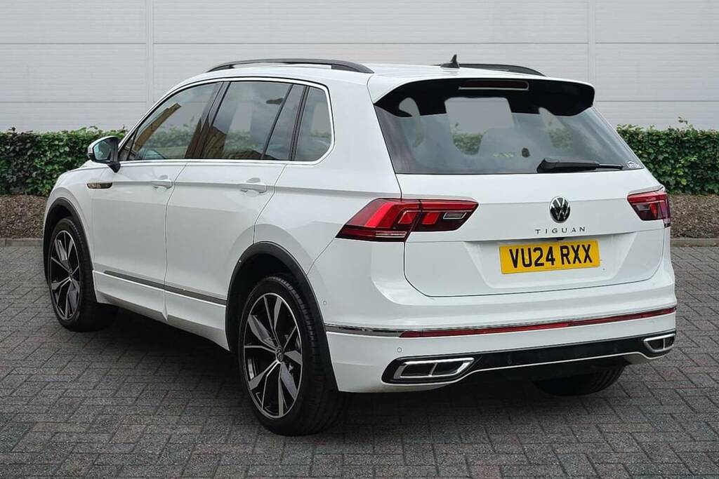 Volkswagen Tiguan 2.0 Tdi R-line Dsg White #5