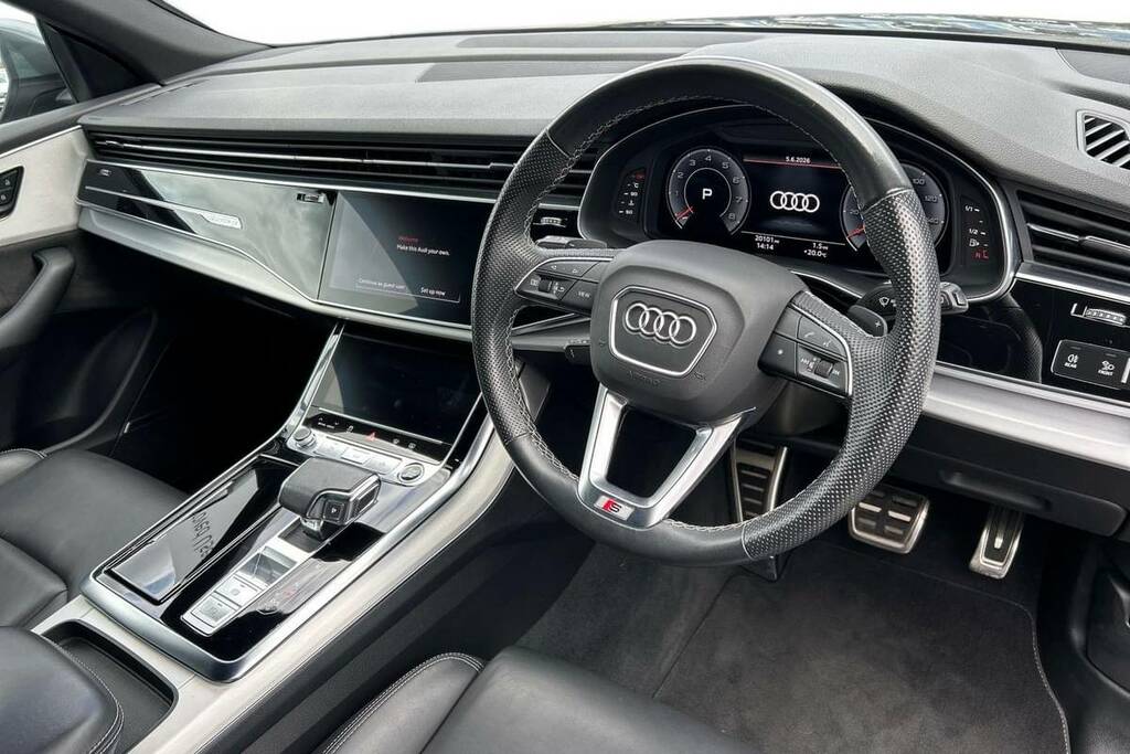 Audi Q8 55 Tfsi Quattro S Line Tiptronic Leather Grey #4