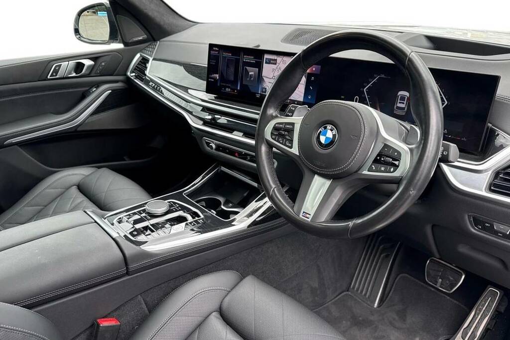 BMW X7 Xdrive40d Mht M Sport Step White #6