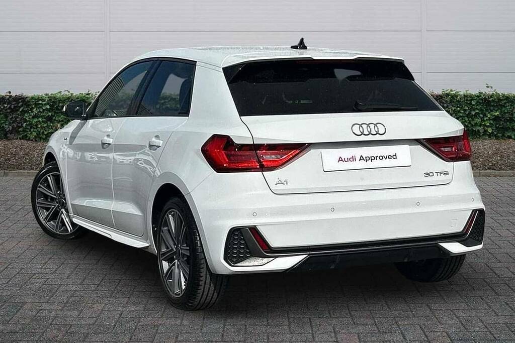 Audi A1 30 Tfsi S Line S Tronic BA74LLX White #3