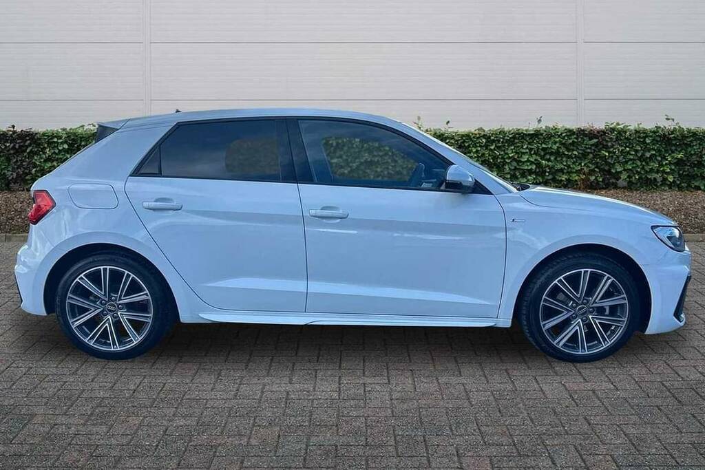 Audi A1 30 Tfsi S Line S Tronic BA74LLX White #4