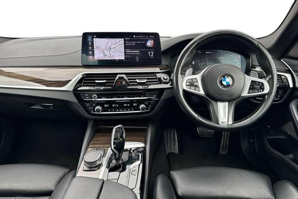 BMW 5 Series 530E M Sport HW70JXC Blue #4