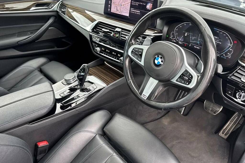 BMW 5 Series 530E M Sport HW70JXC Blue #6
