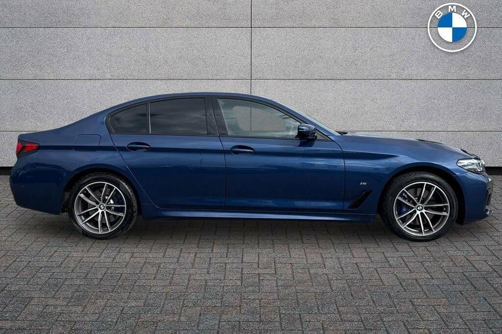 BMW 5 Series 530E M Sport HW70JXC Blue #3