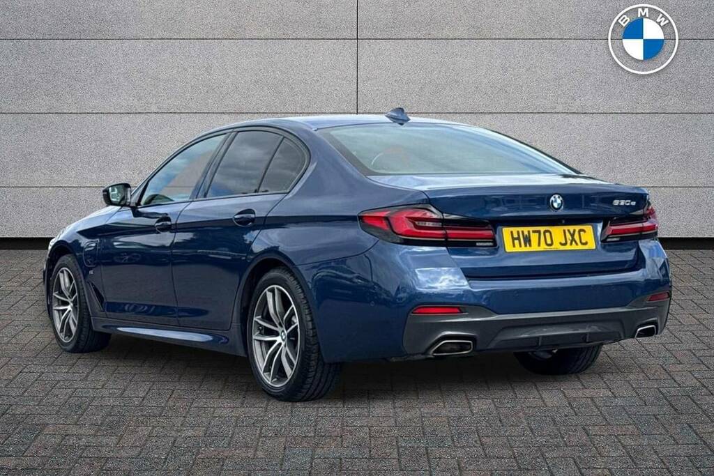 BMW 5 Series 530E M Sport HW70JXC Blue #2