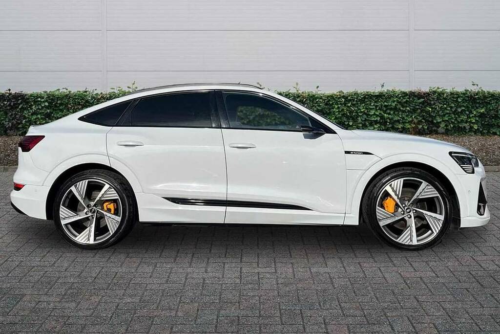 Audi E-tron 300Kw 55 Quattro 95Kwh Vorsprung White #4