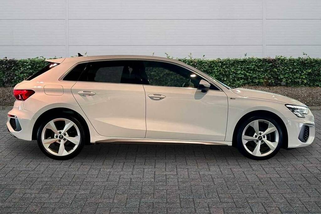 Audi A3 30 Tfsi S Line KK73GCX White #4