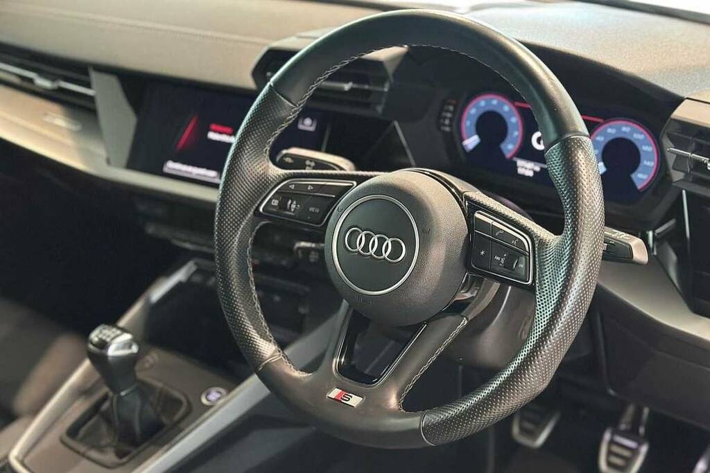 Audi A3 30 Tfsi S Line KK73GCX White #6