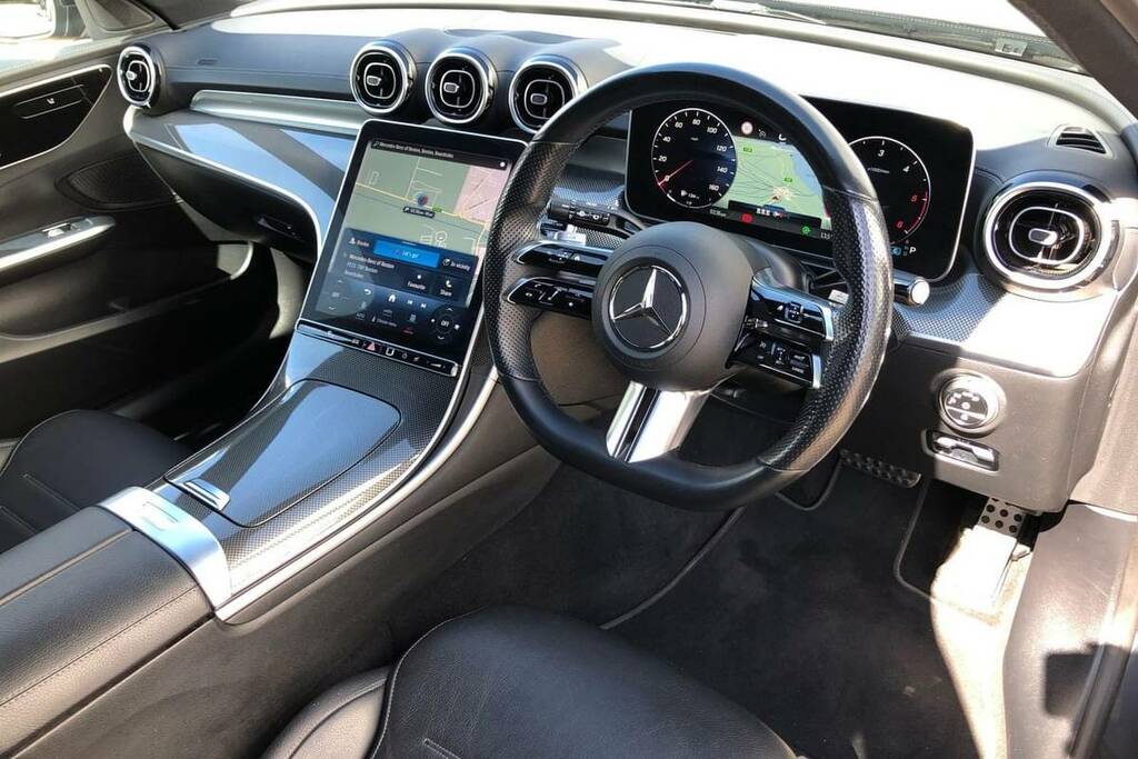 Mercedes-Benz C Class Amg Line Blue #5
