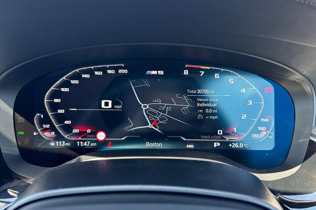 BMW M5 4.4I V8 Competition Saloon Steptronic X Blue #9