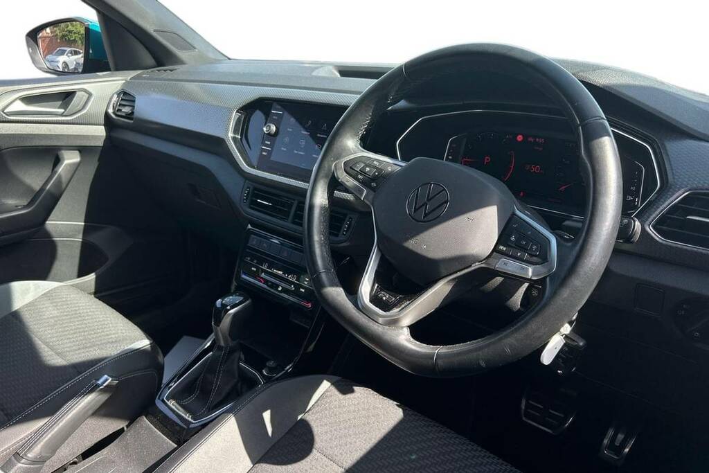 Volkswagen T-Cross 1.5 Tsi Evo R-line Dsg Blue #4