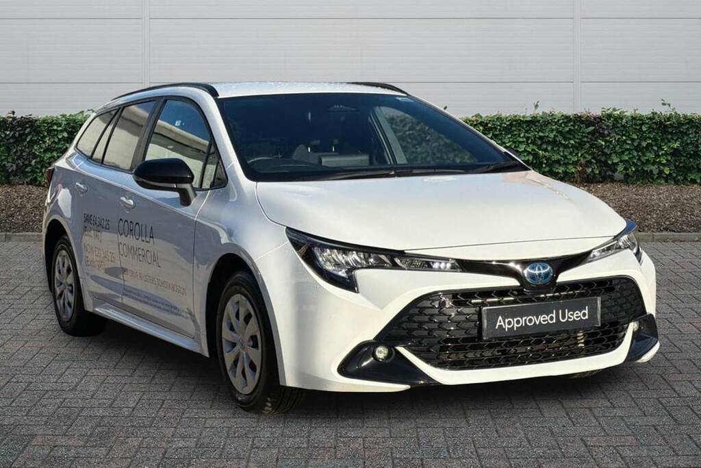 Toyota Corolla 1.8 Vvt-i Hybrid 140 Commercial White