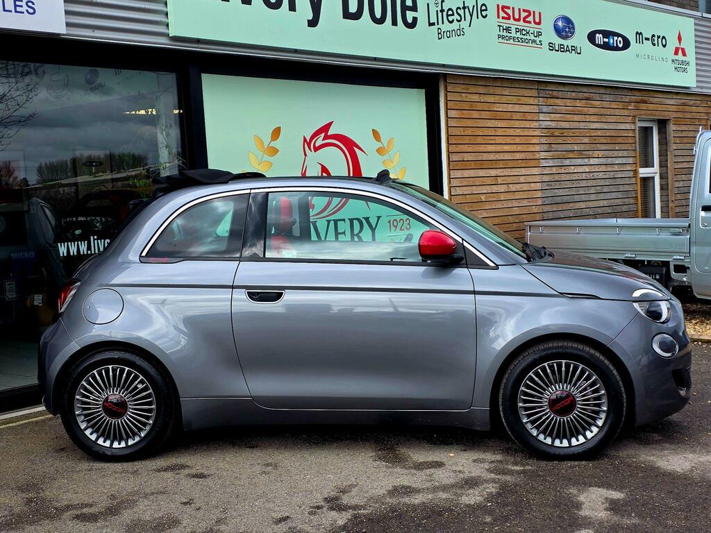 Fiat 500E C 42Kwh Red Grey #6