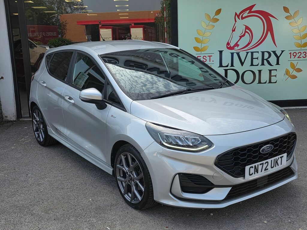 Ford Fiesta 1.0T Ecoboost St-line Hatchback CN72UKT Silver #4