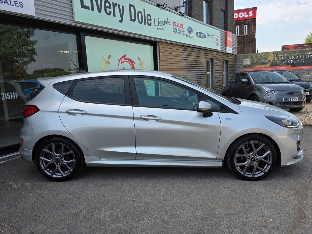 Ford Fiesta 1.0T Ecoboost St-line Hatchback CN72UKT Silver #2