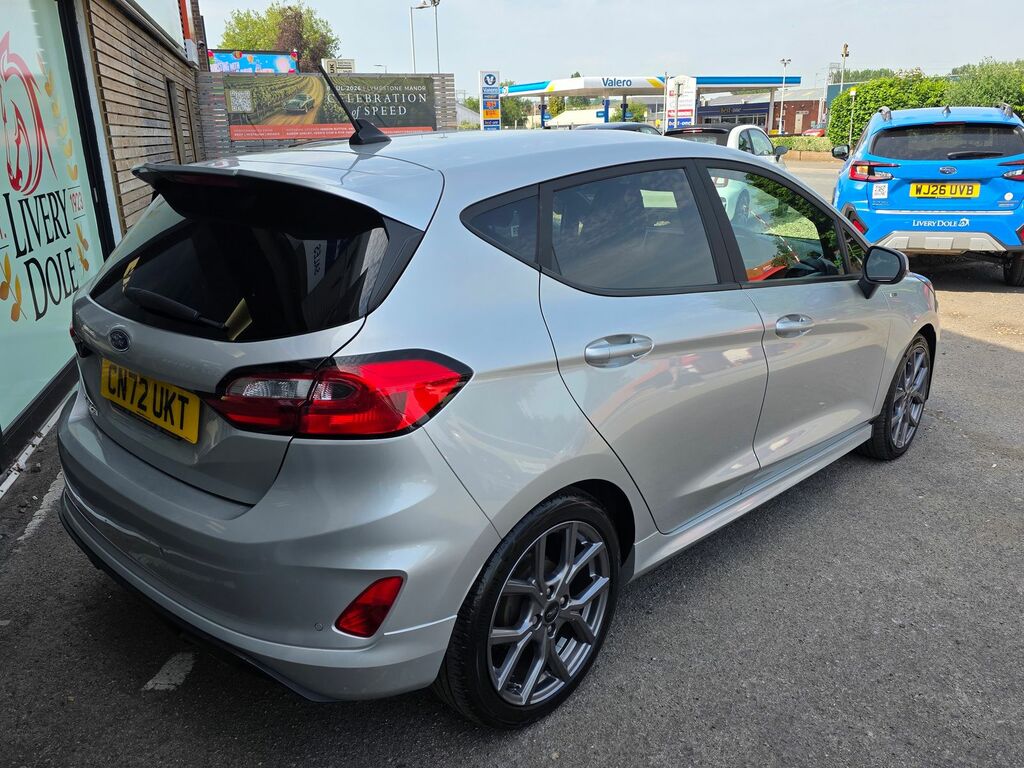 Ford Fiesta 1.0T Ecoboost St-line Hatchback CN72UKT Silver #5