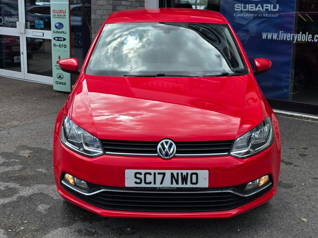 Volkswagen Polo 1.0 Bluemotion Tech Match Edition Hatchback Pe Red