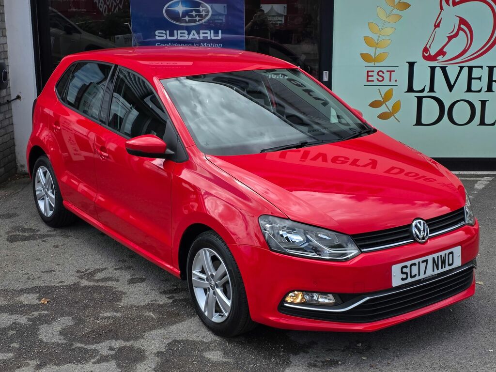 Volkswagen Polo 1.0 Bluemotion Tech Match Edition Hatchback Pe SC17NWO Red #3