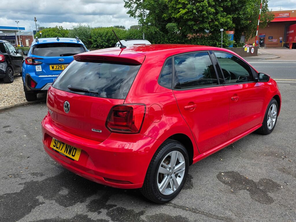 Volkswagen Polo 1.0 Bluemotion Tech Match Edition Hatchback Pe SC17NWO Red #6