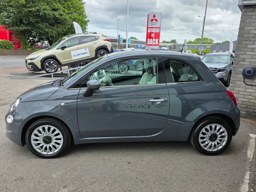 Fiat 500 1.2 Lounge Hatchback Euro 6 Ss GN18KMO Grey #4