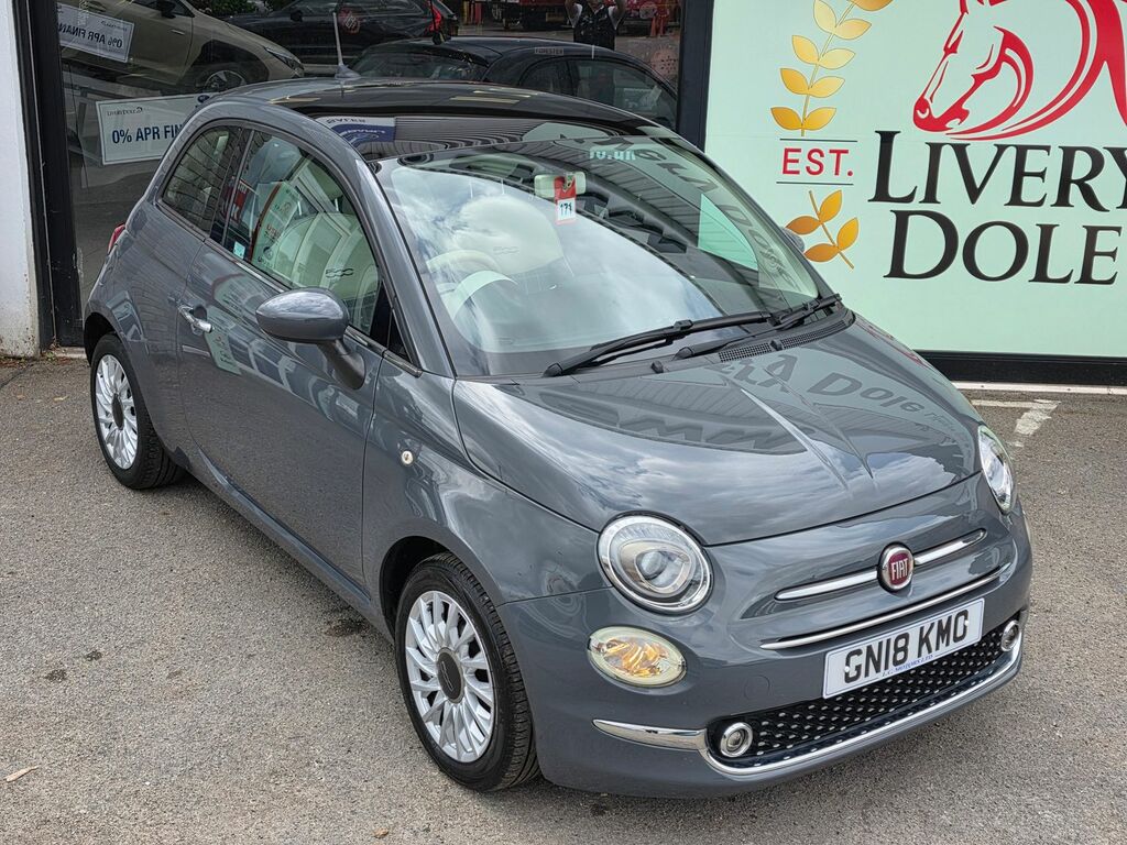 Fiat 500 1.2 Lounge Hatchback Euro 6 Ss Grey