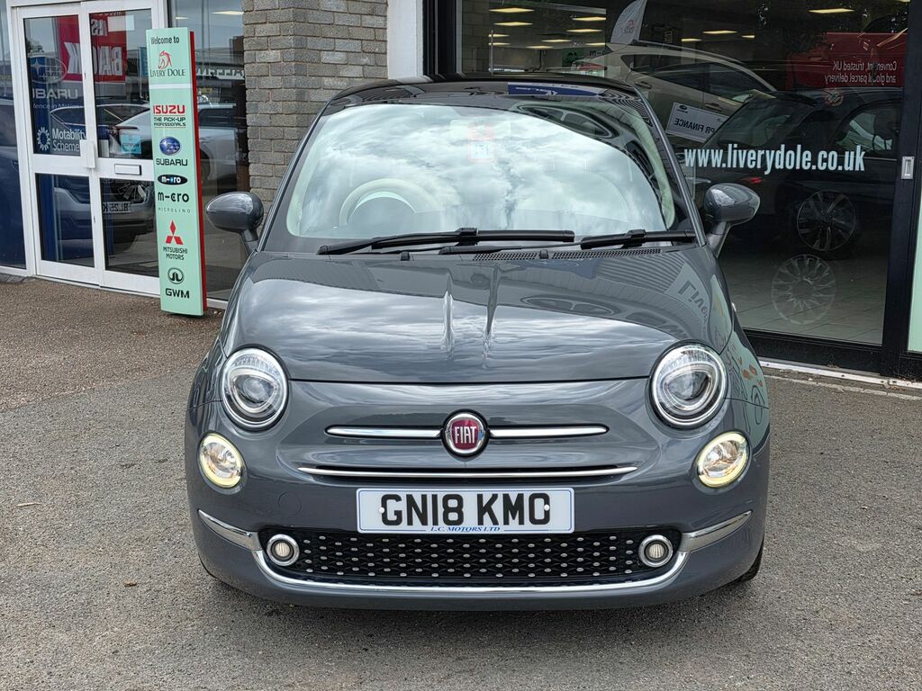Fiat 500 1.2 Lounge Hatchback Euro 6 Ss GN18KMO Grey #2