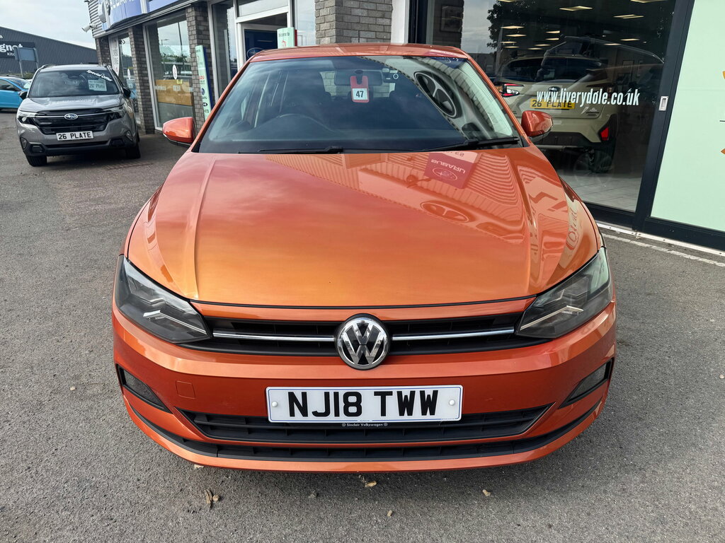 Volkswagen Polo 1.0 Se Hatchback Euro 6 Ss 6 NJ18TWW Orange #5