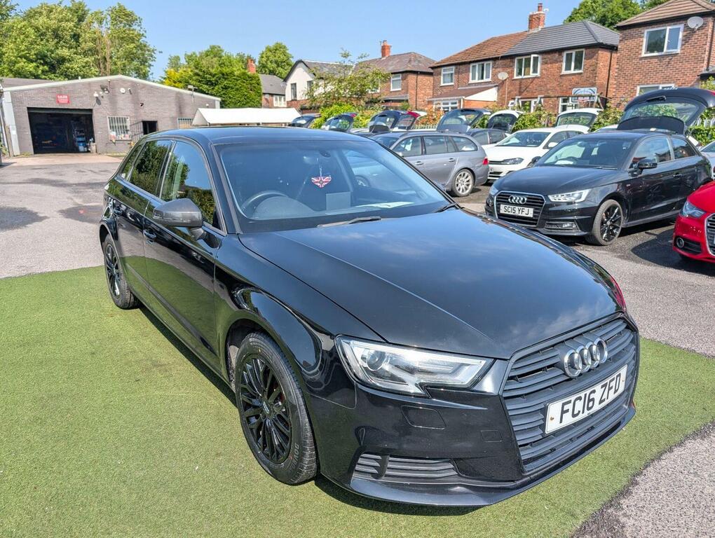 Audi A3 Hatchback 2.0 Tdi Se Technik Sportback Euro 6 Ss FC16ZFD Black #5