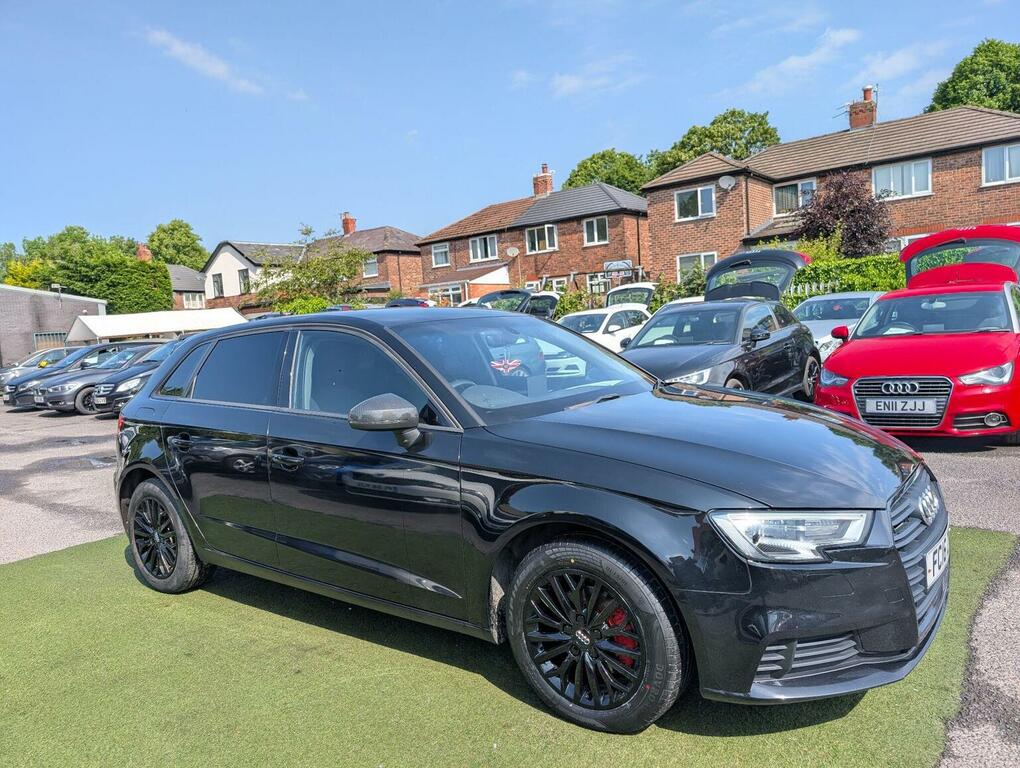 Audi A3 Hatchback 2.0 Tdi Se Technik Sportback Euro 6 Ss FC16ZFD Black #4