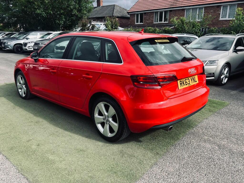 Audi A3 Hatchback 1.6 Tdi Sport Sportback Euro 5 Ss Red #4