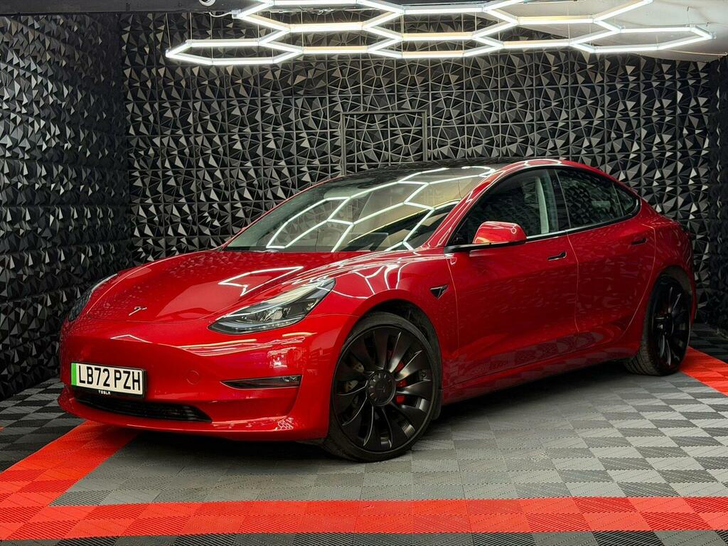 Tesla Model 3 Saloon Dual Motor Performance 4Wde Per Red #3