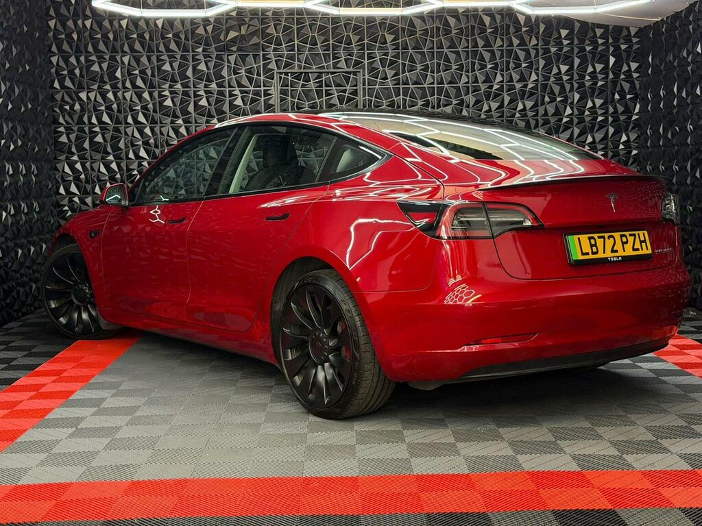 Tesla Model 3 Saloon Dual Motor Performance 4Wde Per Red #6