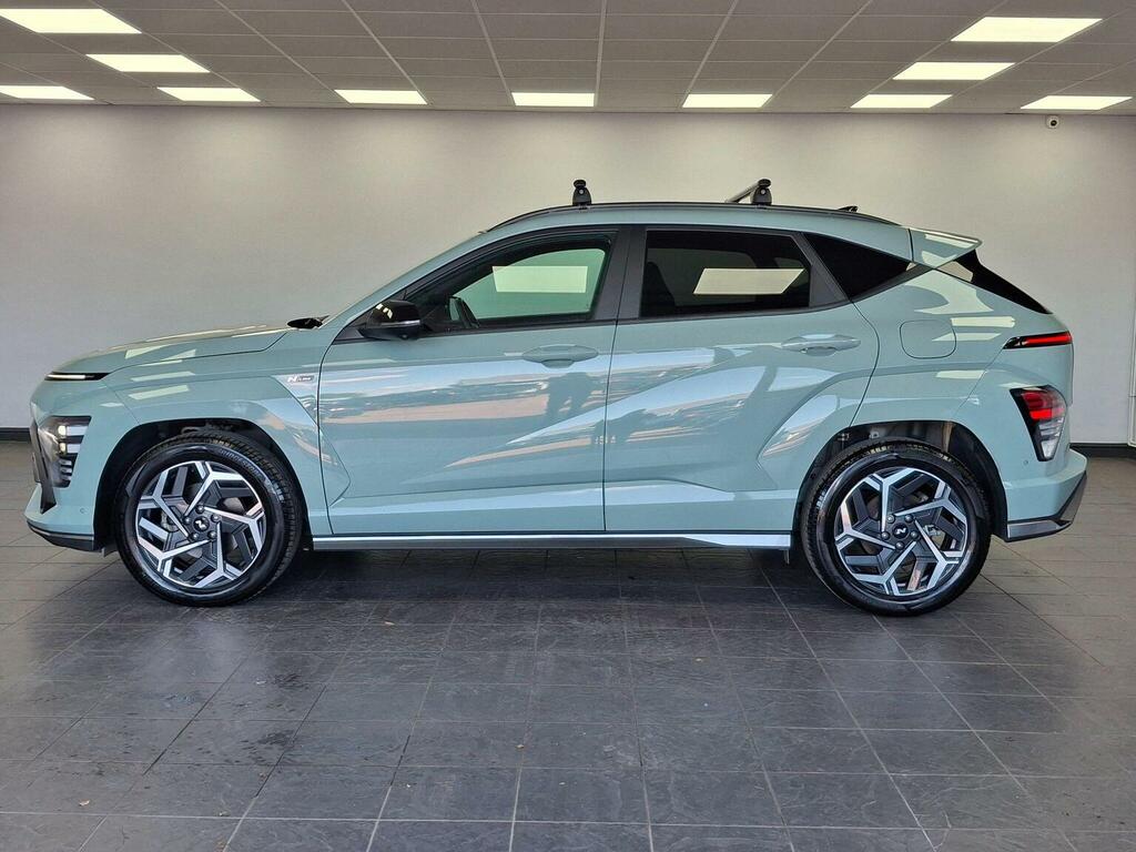Hyundai Kona Suv 1.6 T-gdi N Line S Dct Euro 6 Ss 2024 VE73OCA Green #2