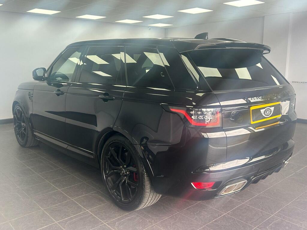 Land Rover Range Rover Sport Suv 5.0 P575 V8 Svr 4Wd Euro 6 Ss 202 LJ22VLY Black #4