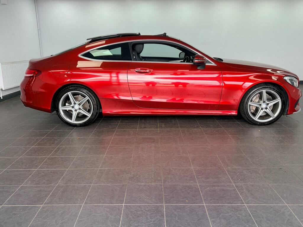 Mercedes-Benz C Class Coupe 2.0 C200 Amg Line Premium 7G-tronic Euro YD16CMA Red #3