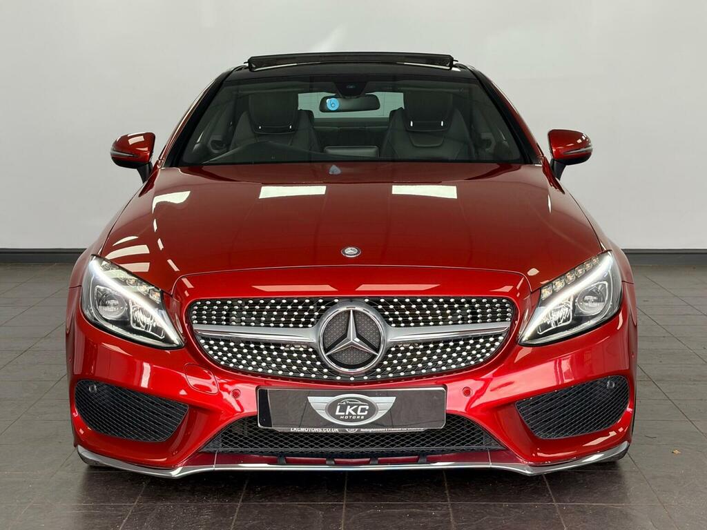 Mercedes-Benz C Class Coupe 2.0 C200 Amg Line Premium 7G-tronic Euro YD16CMA Red #4