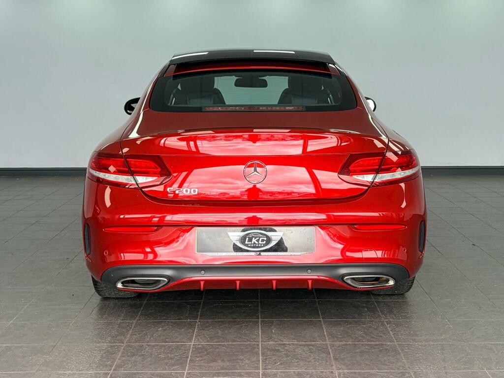 Mercedes-Benz C Class Coupe 2.0 C200 Amg Line Premium 7G-tronic Euro YD16CMA Red #6