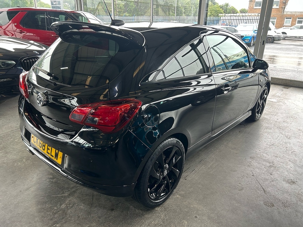 Vauxhall Corsa 1.4I Ecotec Sri VX Line Nav Black Hatchback Pe CK68ELW Black #4