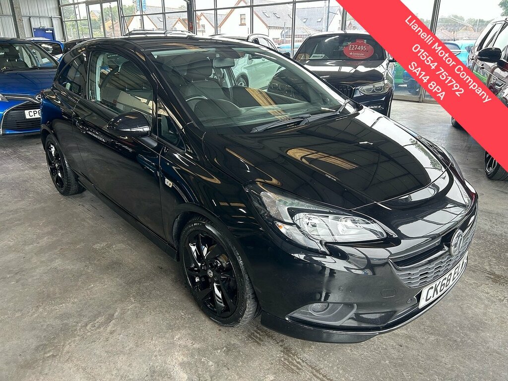 Vauxhall Corsa 1.4I Ecotec Sri VX Line Nav Black Hatchback Pe Black