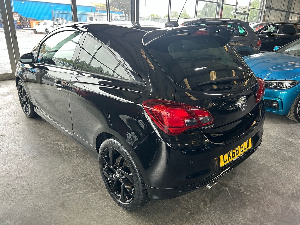 Vauxhall Corsa 1.4I Ecotec Sri VX Line Nav Black Hatchback Pe CK68ELW Black #5