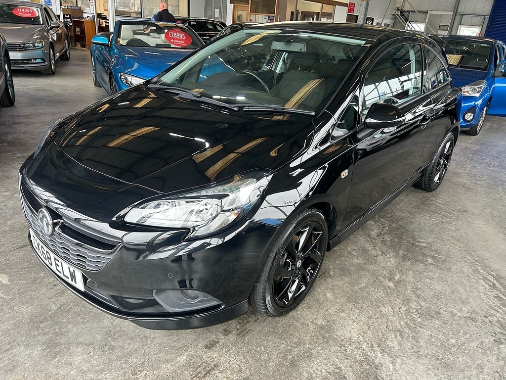 Vauxhall Corsa 1.4I Ecotec Sri VX Line Nav Black Hatchback Pe CK68ELW Black #2