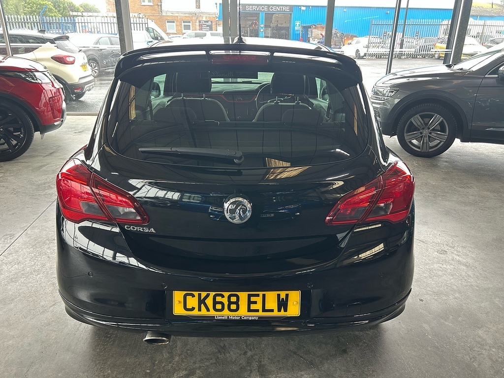 Vauxhall Corsa 1.4I Ecotec Sri VX Line Nav Black Hatchback Pe CK68ELW Black #6