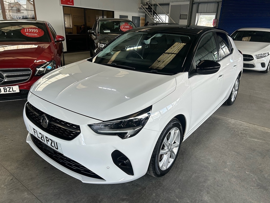 Vauxhall Corsa Turbo Elite Nav FL21PZU White #2