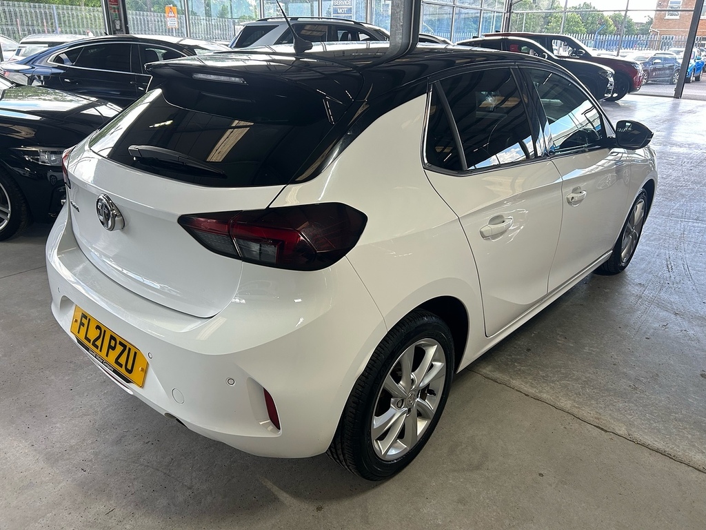 Vauxhall Corsa Turbo Elite Nav FL21PZU White #4