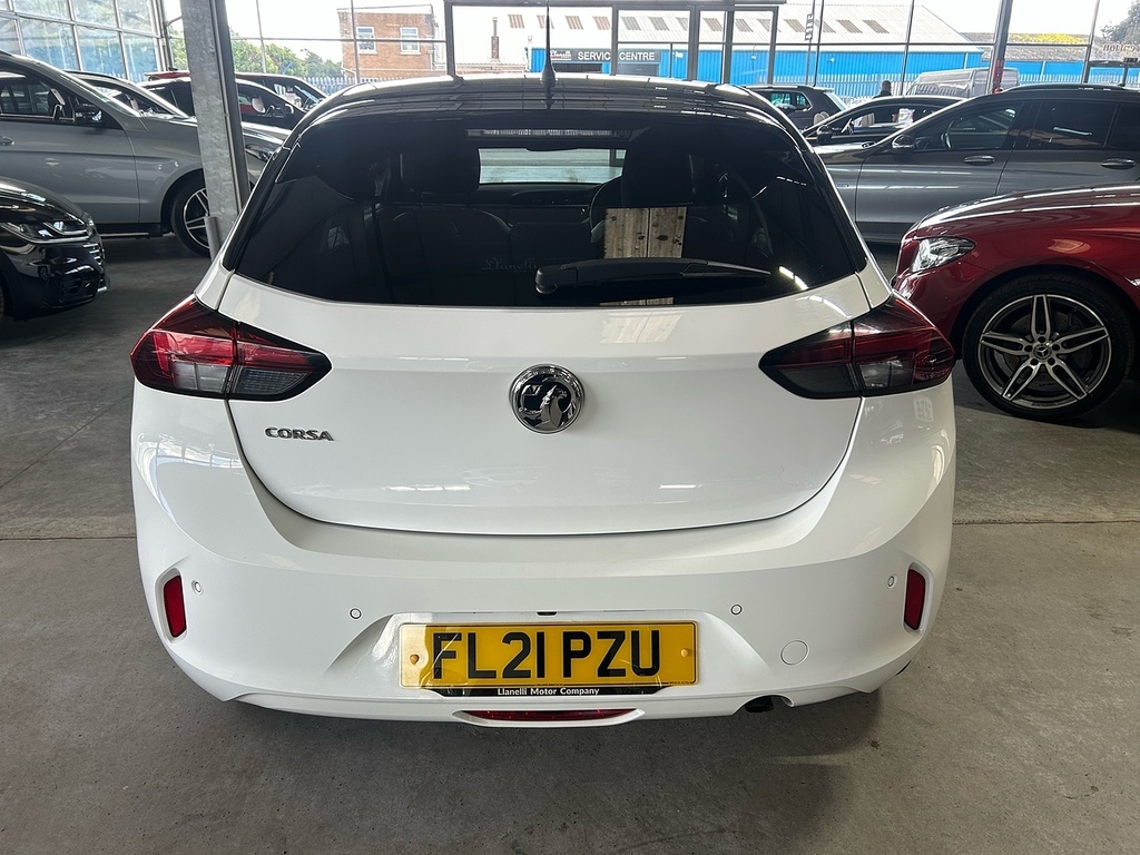 Vauxhall Corsa Turbo Elite Nav FL21PZU White #6