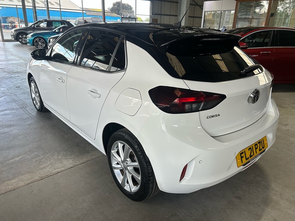 Vauxhall Corsa Turbo Elite Nav FL21PZU White #5