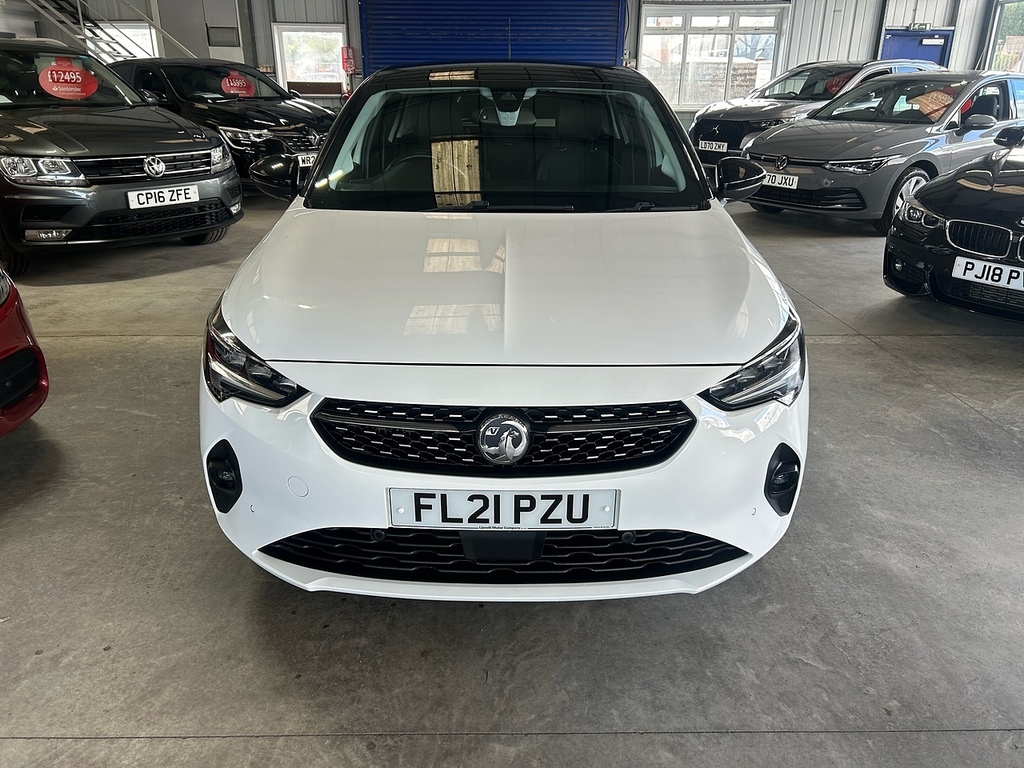 Vauxhall Corsa Turbo Elite Nav FL21PZU White #3