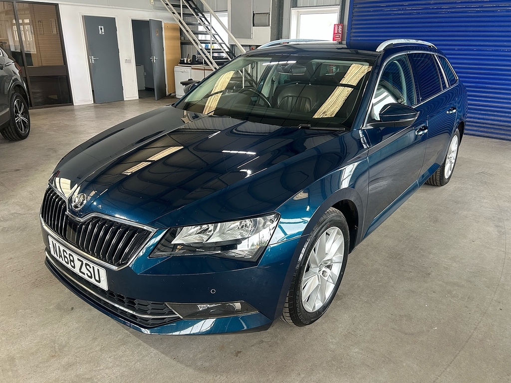 Skoda Superb Tdi Se Technology Blue #2